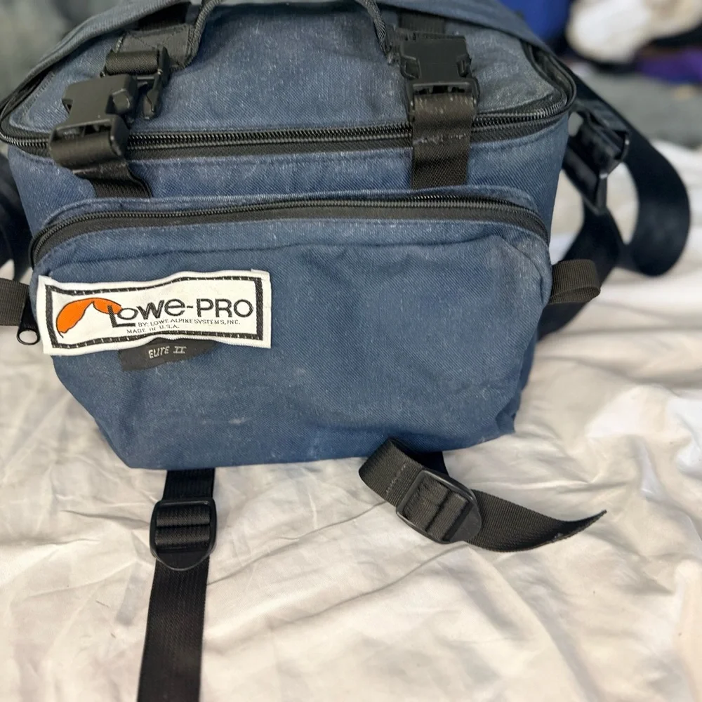 Vintage Lowe-Pro Elite II Camera Shoulder Bag — Made in USA